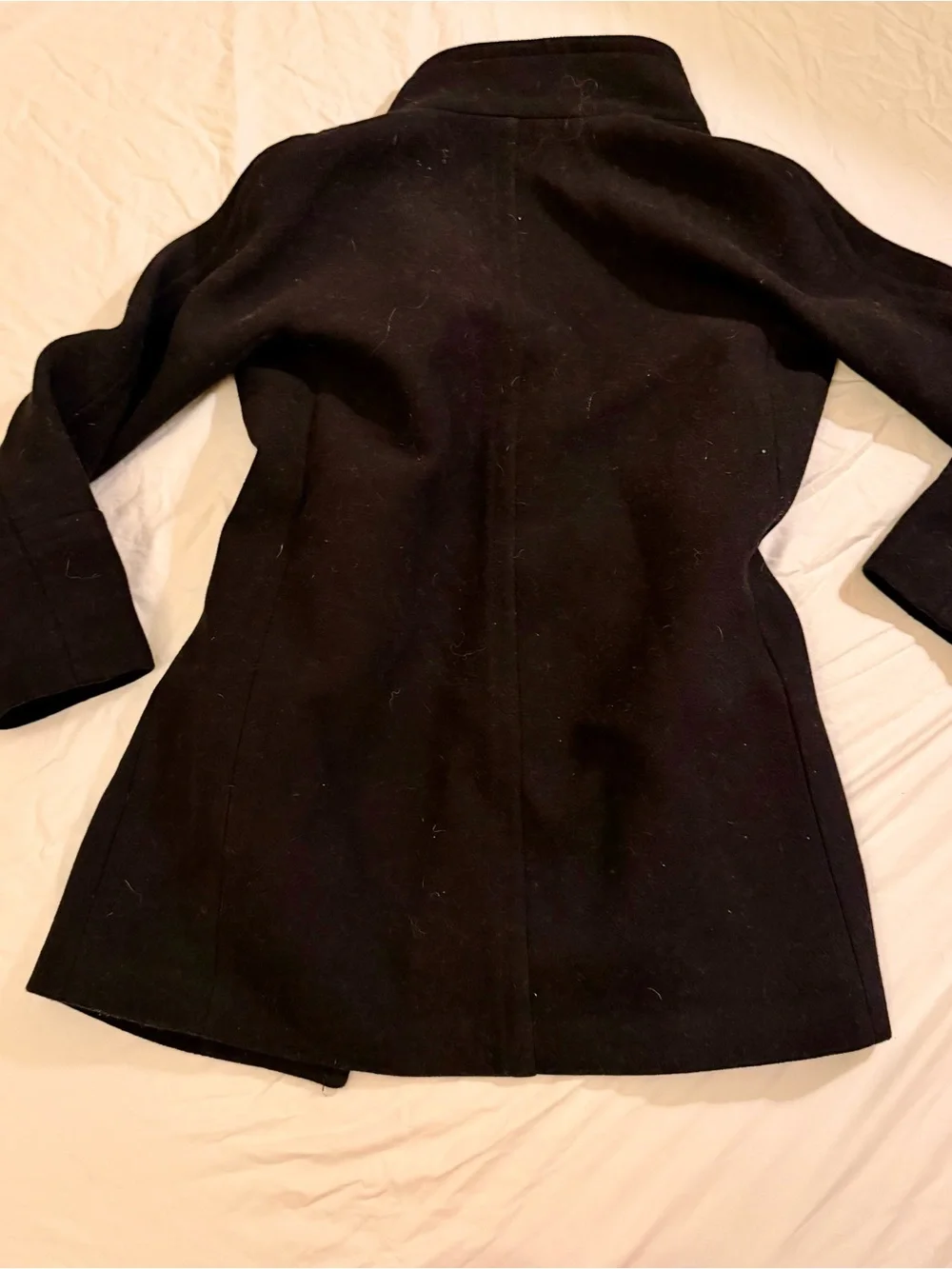 Jcrew Women’s Black Pea Coat - Picture 3 of 4